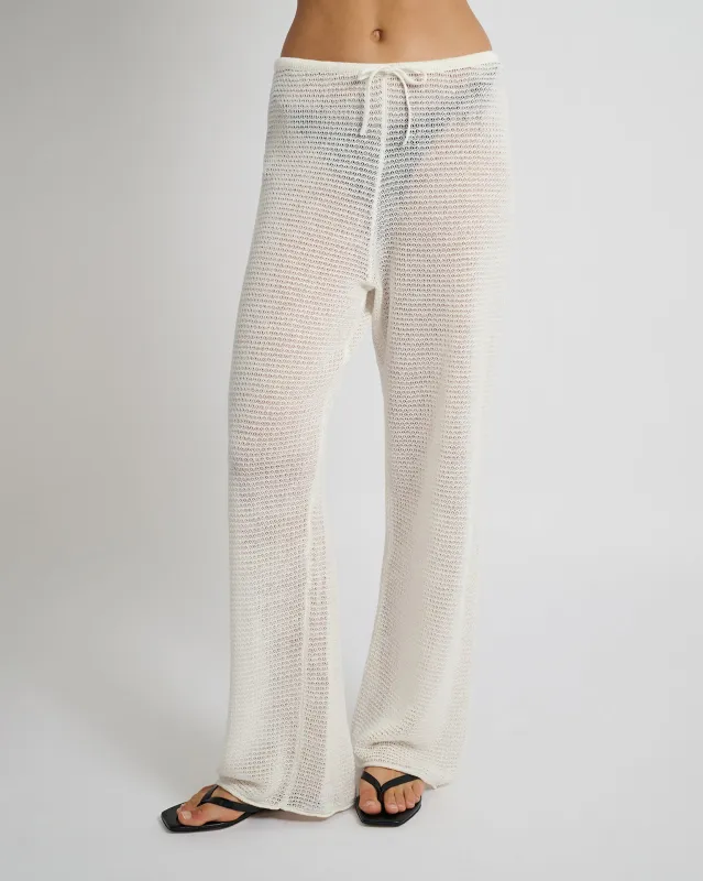 Linen Knit Drawstring Pant sold by Onia
