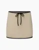 Linen Knit Mini Skirt sold by Onia