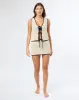 Linen Knit Mini Skirt sold by Onia