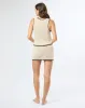 Linen Knit Mini Skirt sold by Onia