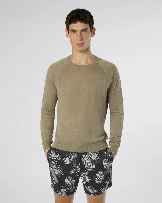 Linen Raglan Sweater sold by Onia