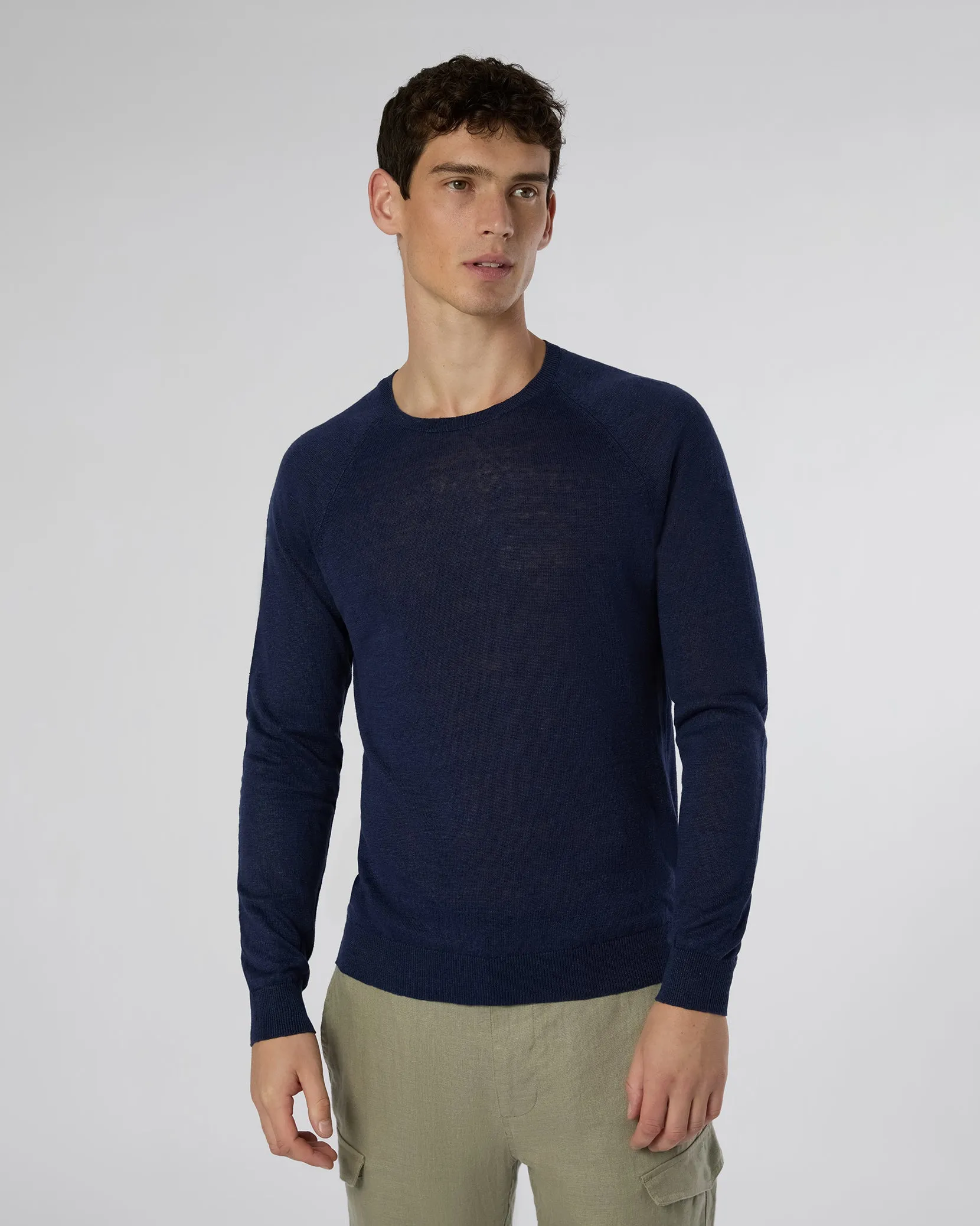 Linen Raglan Sweater sold by Onia