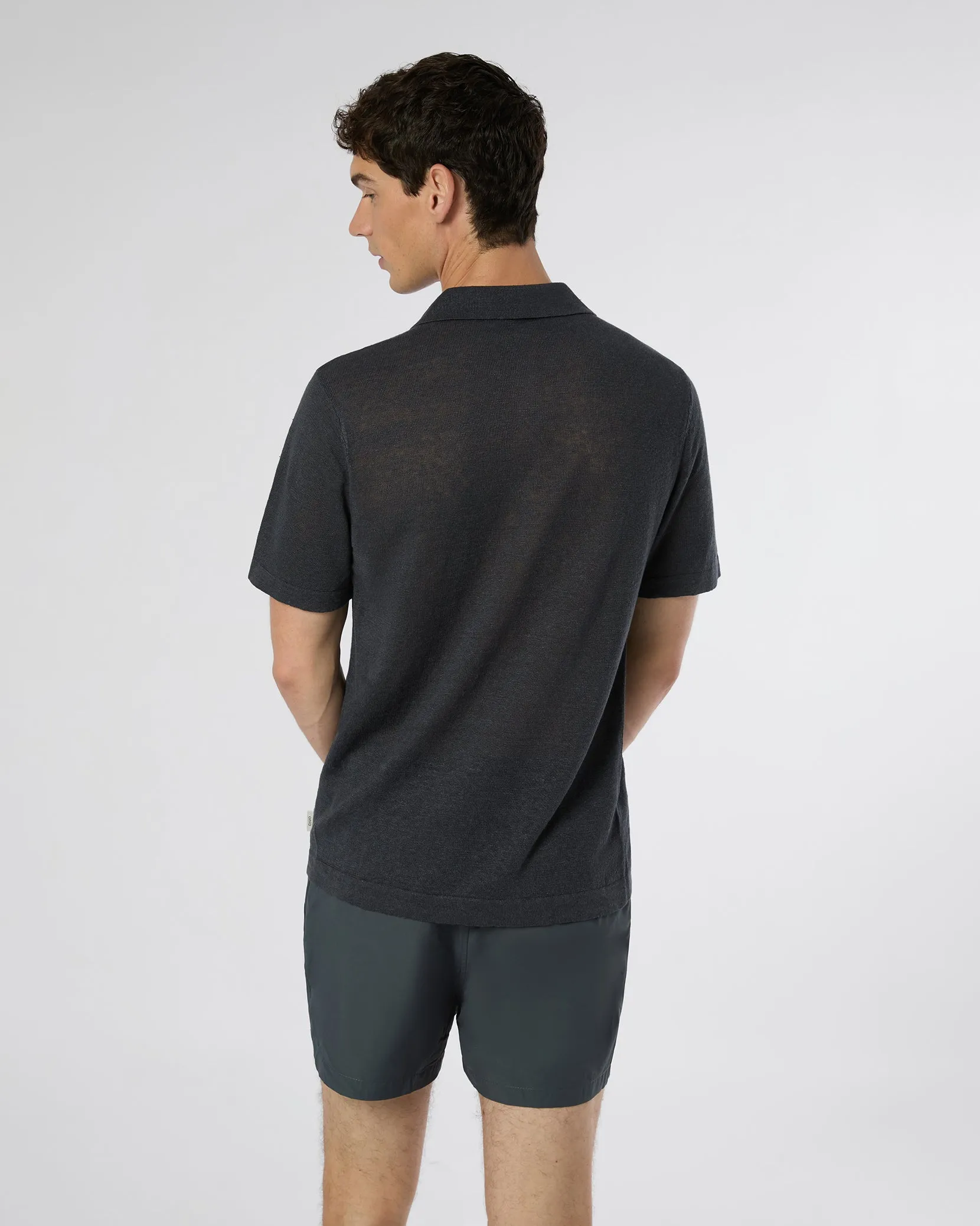 Linen Sweater Polo sold by Onia product image thumbnail 5