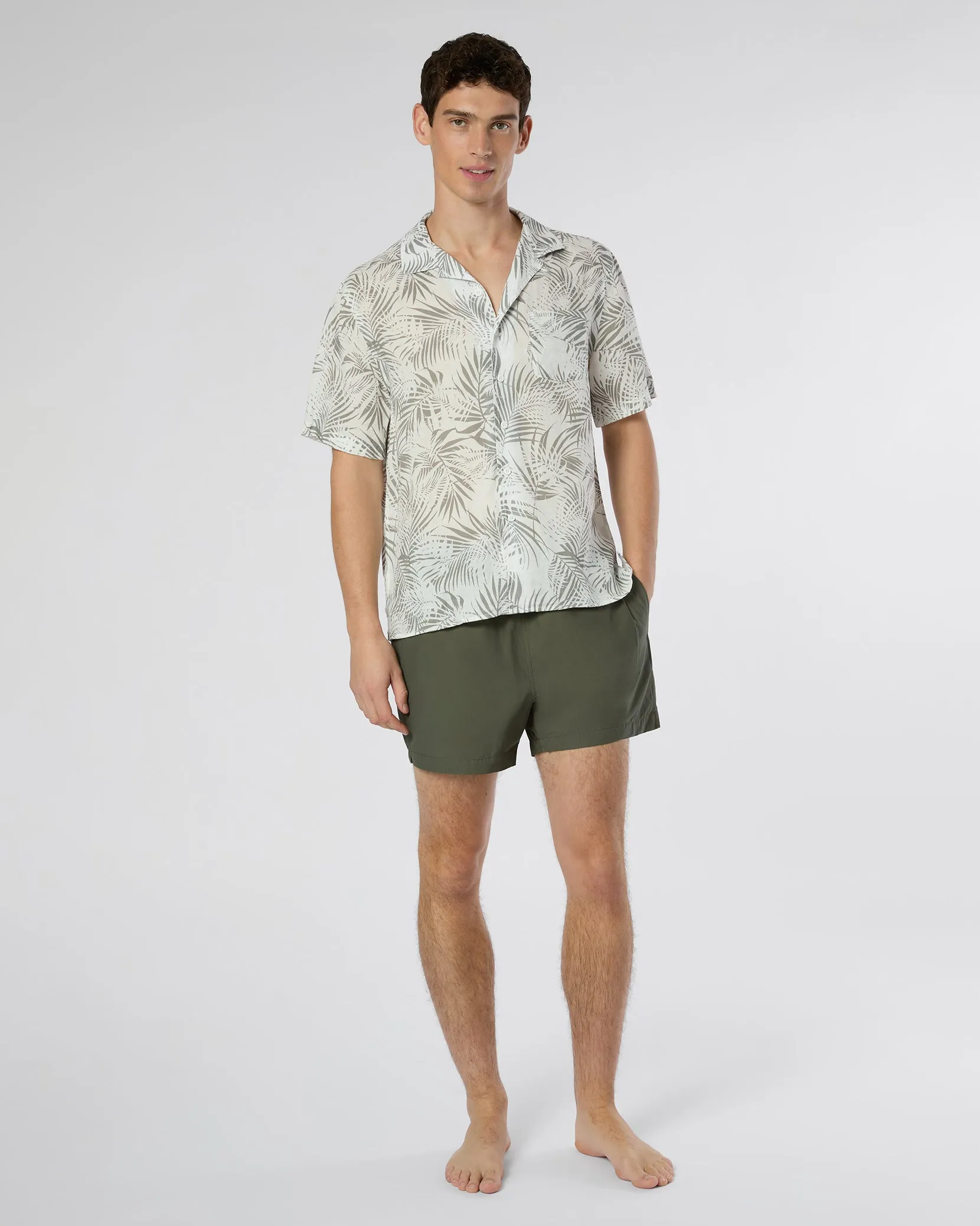 Air Linen Convertible Vacation Shirt sold by Onia product image thumbnail 4