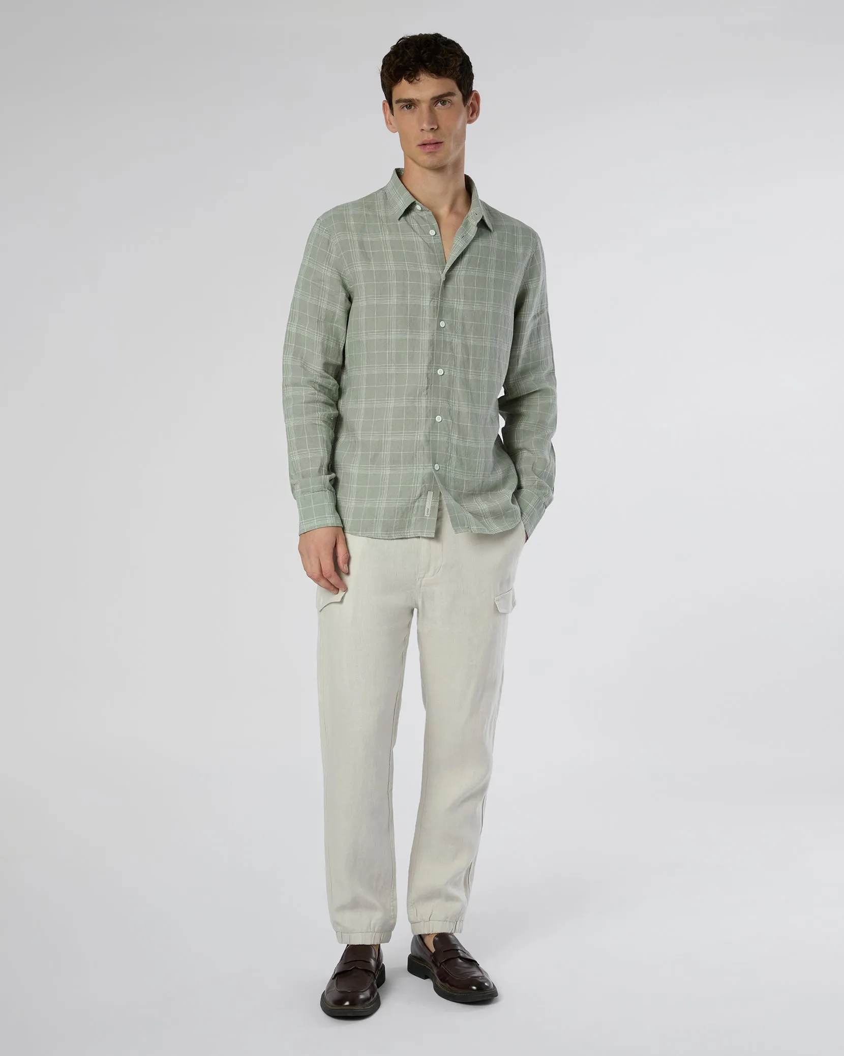 Linen Long Sleeve Shirt sold by Onia product image thumbnail 3