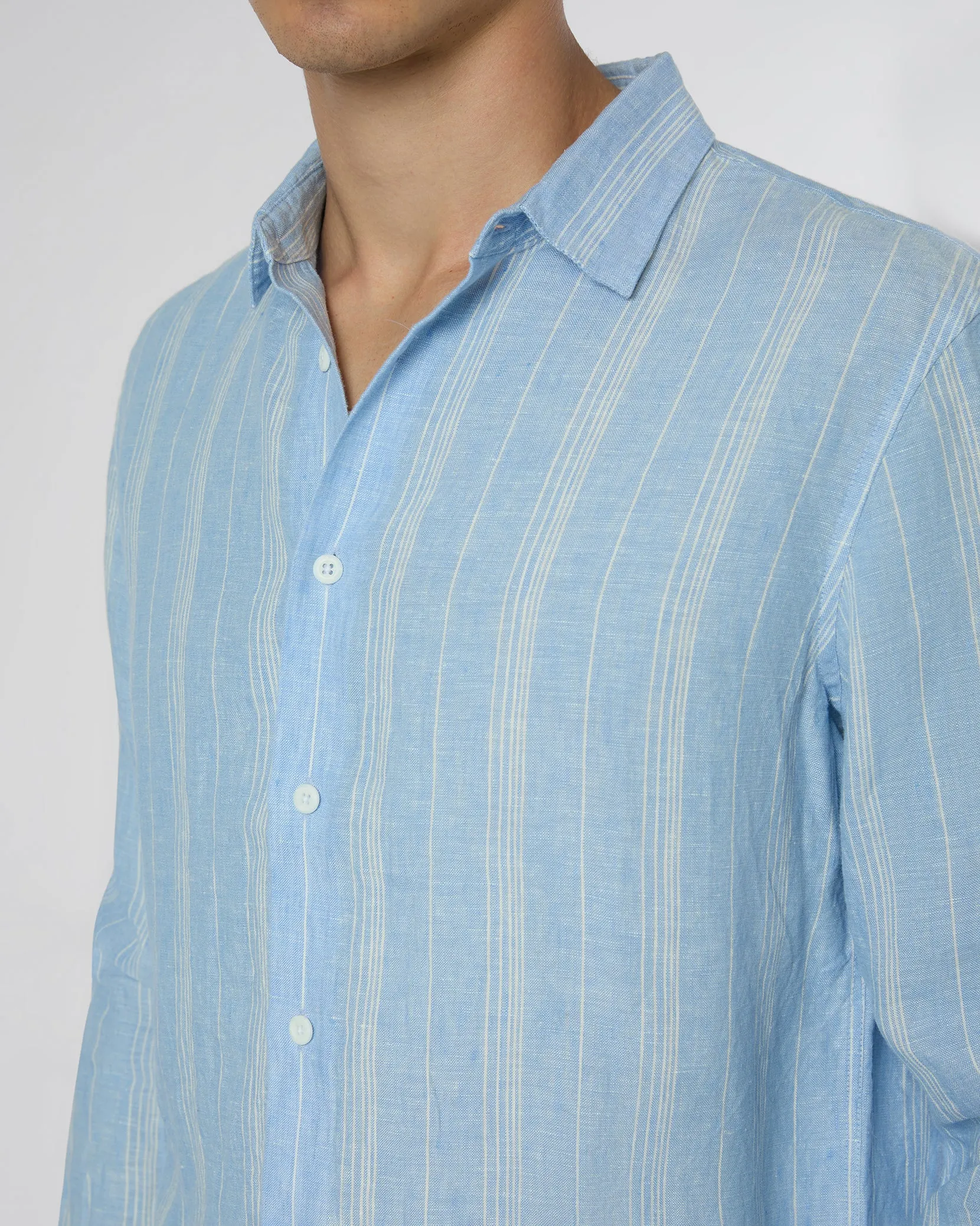 Linen Long Sleeve Shirt sold by Onia product image thumbnail 4