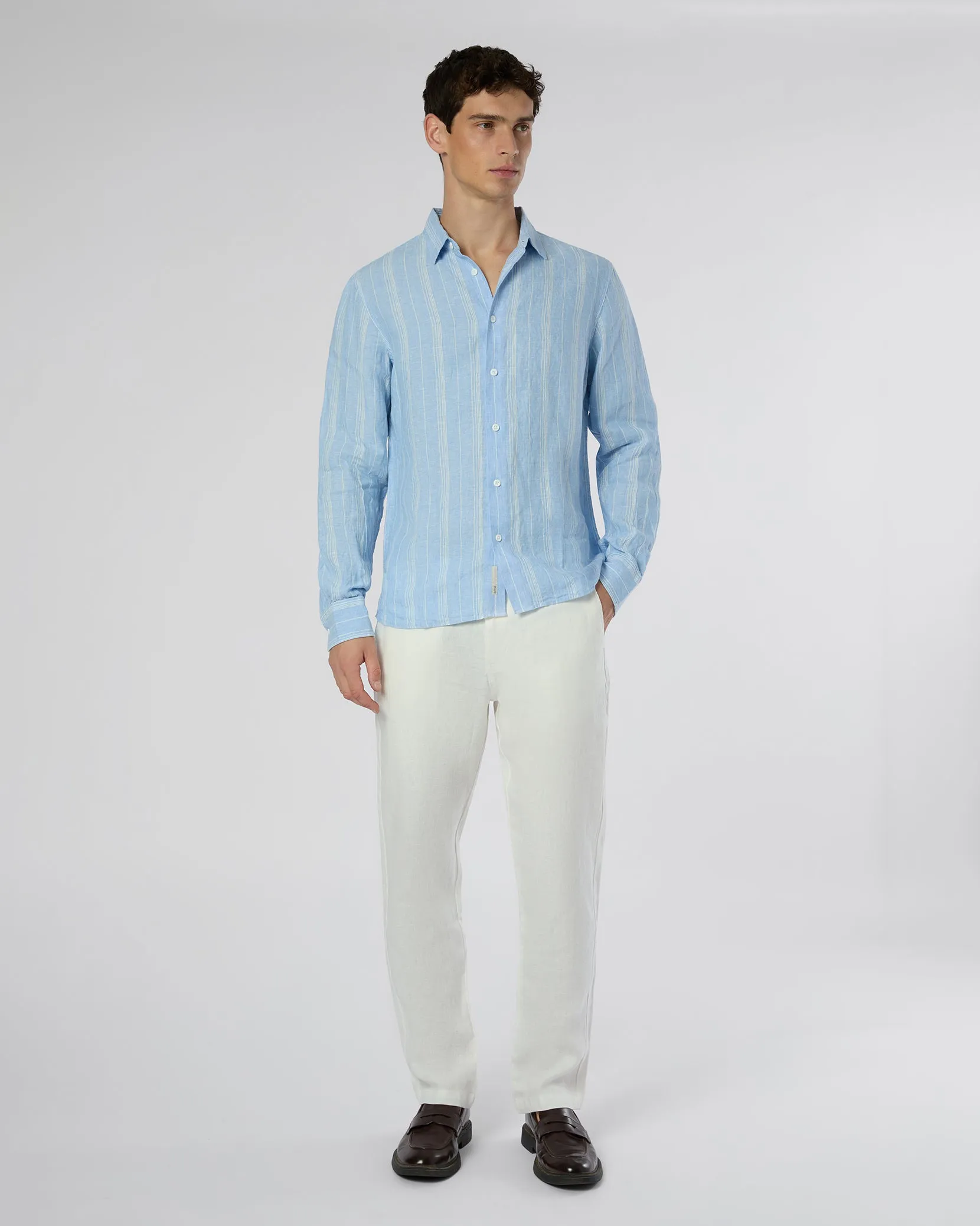 Linen Long Sleeve Shirt sold by Onia product image thumbnail 3