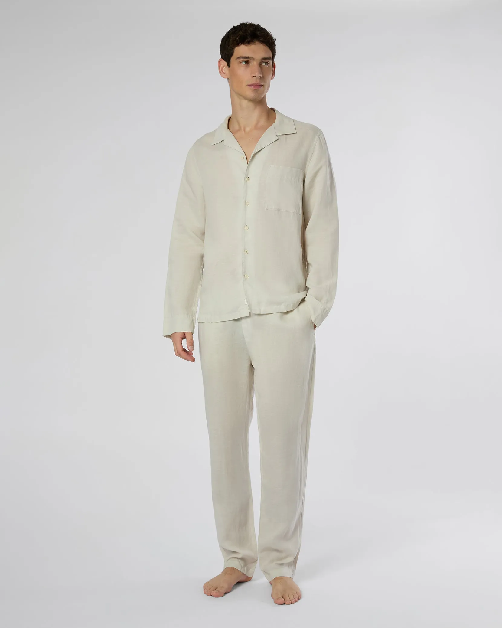 Linen Home Long Sleeve Camp Shirt sold by Onia product image thumbnail 3