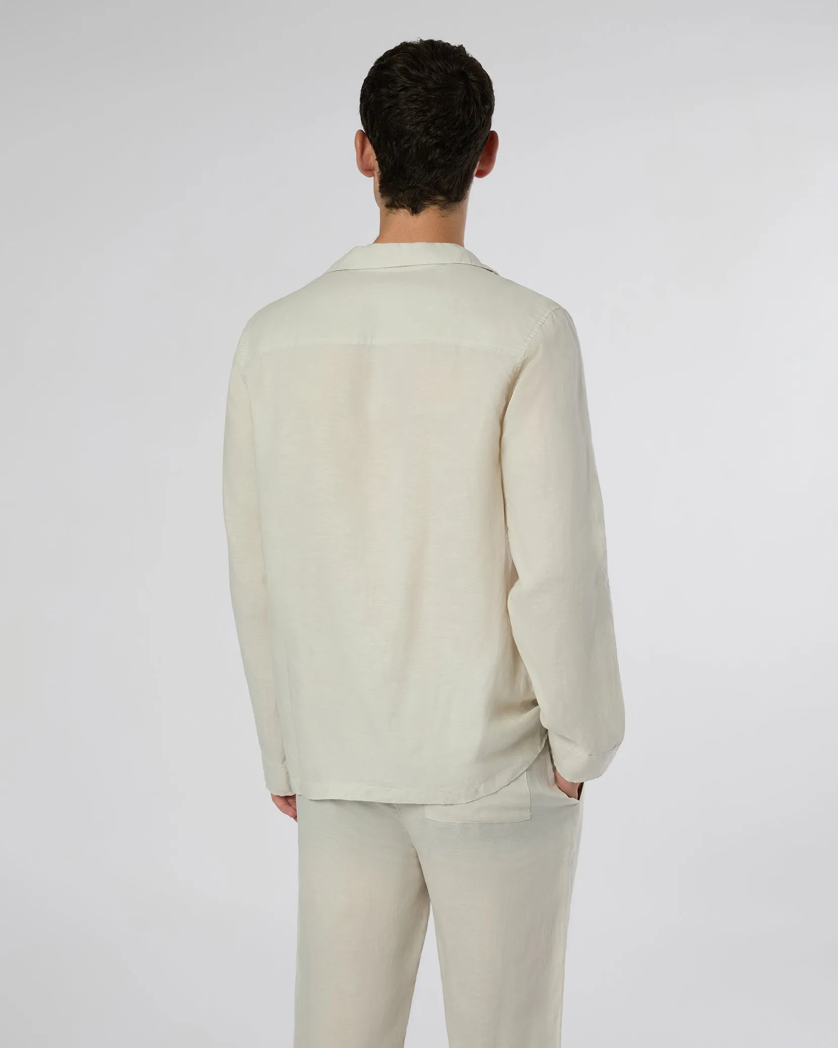 Linen Home Long Sleeve Camp Shirt sold by Onia product image thumbnail 5