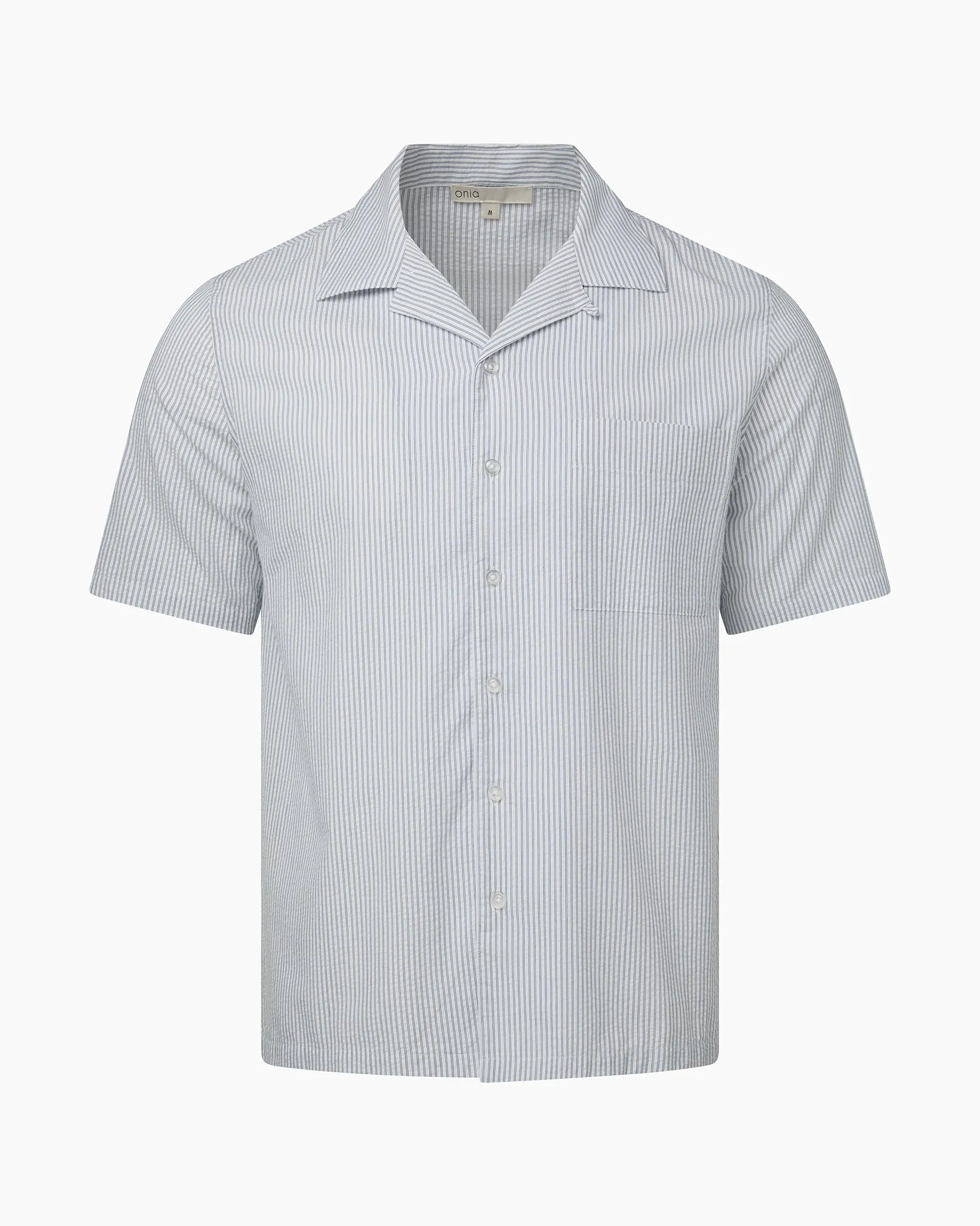 Poplin Seersucker Convertible Vacation Shirt sold by Onia product image thumbnail 2