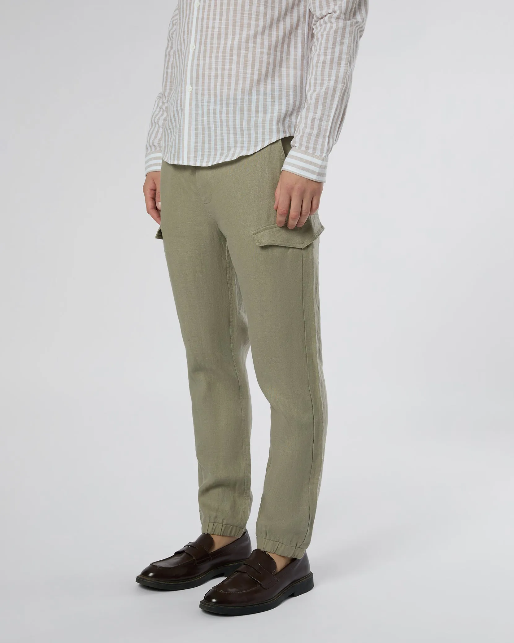 Linen Cargo Jogger sold by Onia product image thumbnail 5