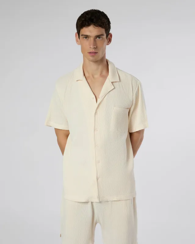 Macro Waffle Vacation Shirt sold by Onia