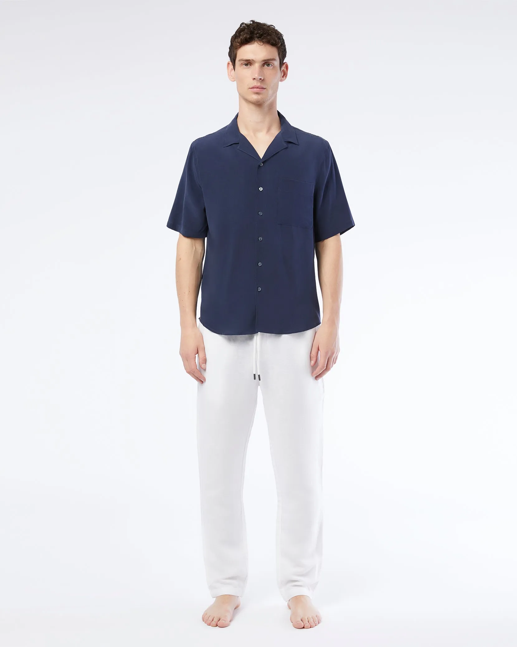 Silk Vacation Shirt sold by Onia product image thumbnail 3