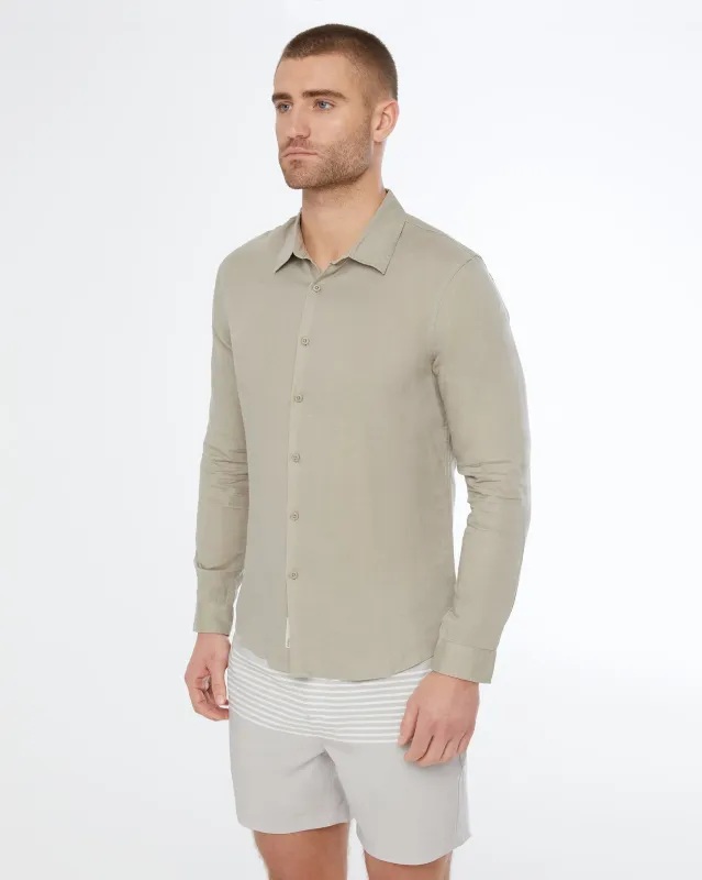 Air Linen Long Sleeve Shirt sold by Onia