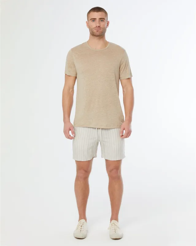 Air Linen Pull-on Short 6" sold by Onia
