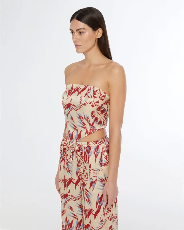 Silk Bandana Top sold by Onia