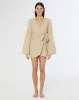 Air Linen Wrap Dress sold by Onia
