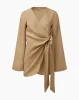 Air Linen Wrap Dress sold by Onia