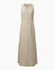 Air Linen Button Down Maxi Dress sold by Onia