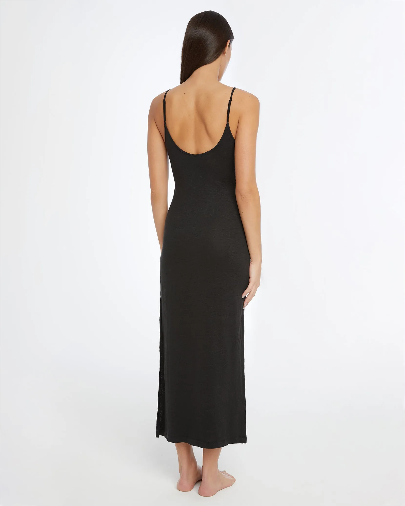 Linen Jersey Scoop Maxi Dress sold by Onia product image thumbnail 4
