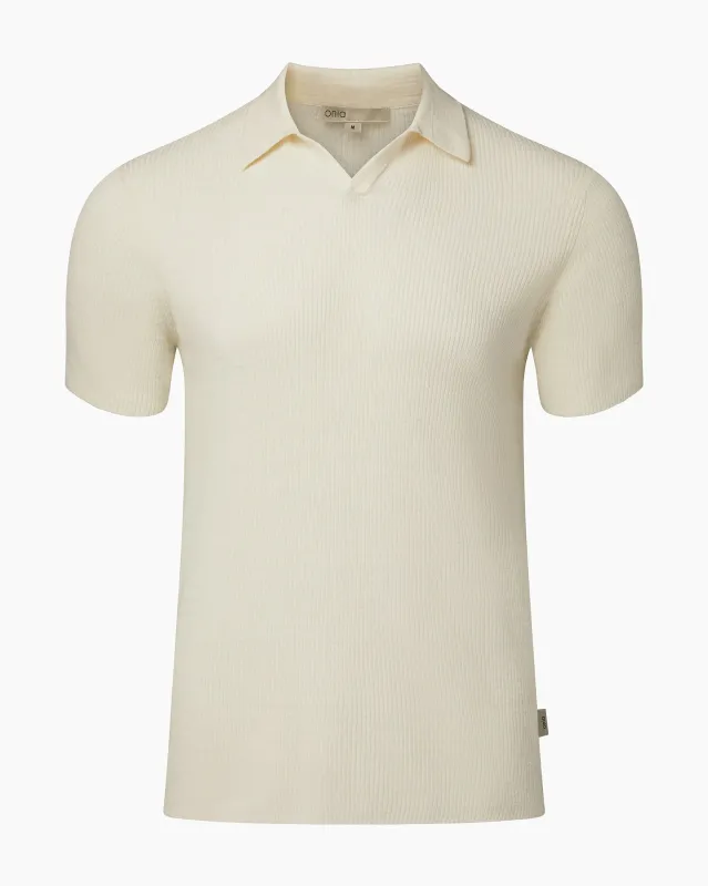 Johnny Collar Ribbed Polo sold by Onia