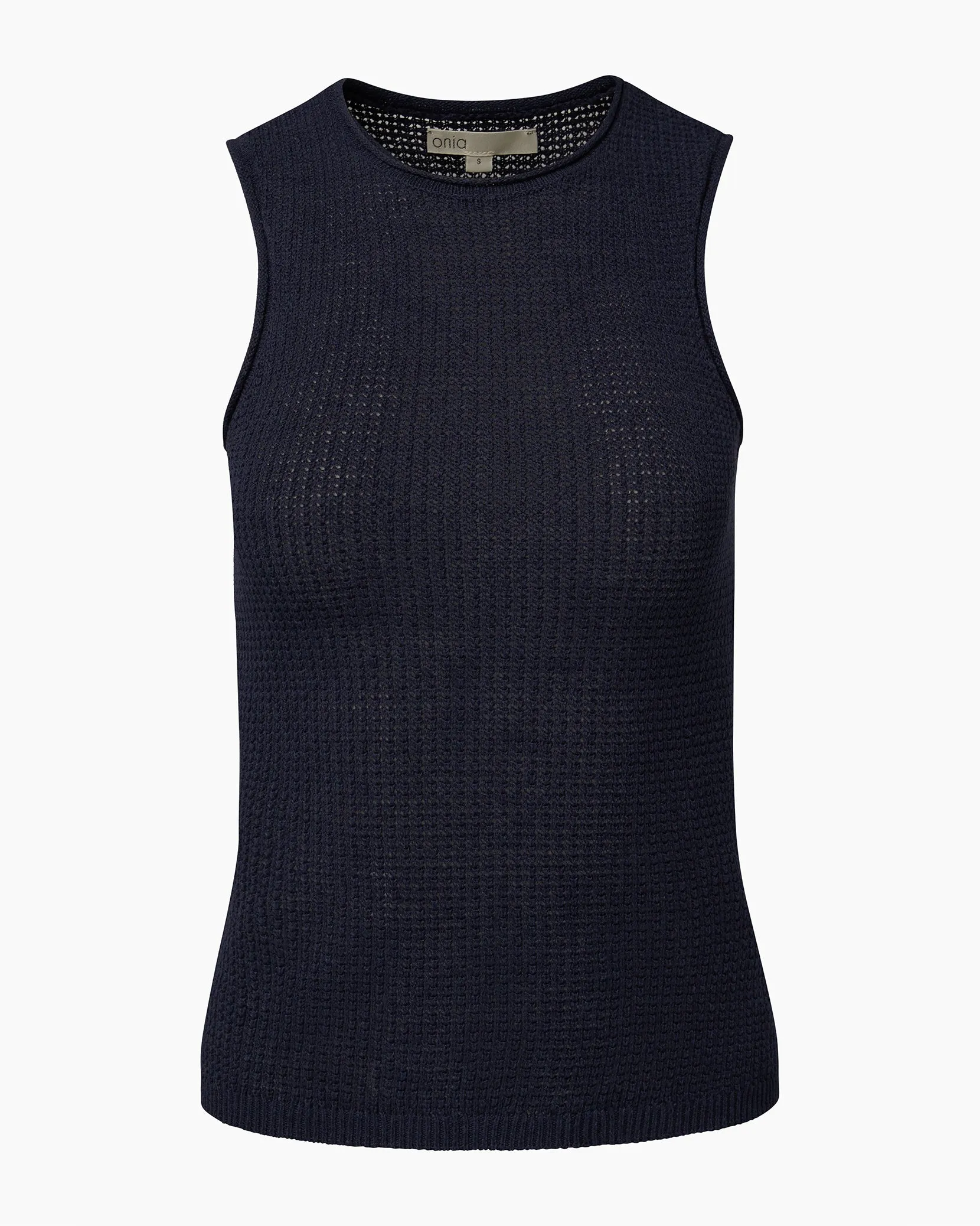 Linen Knit Tank sold by Onia