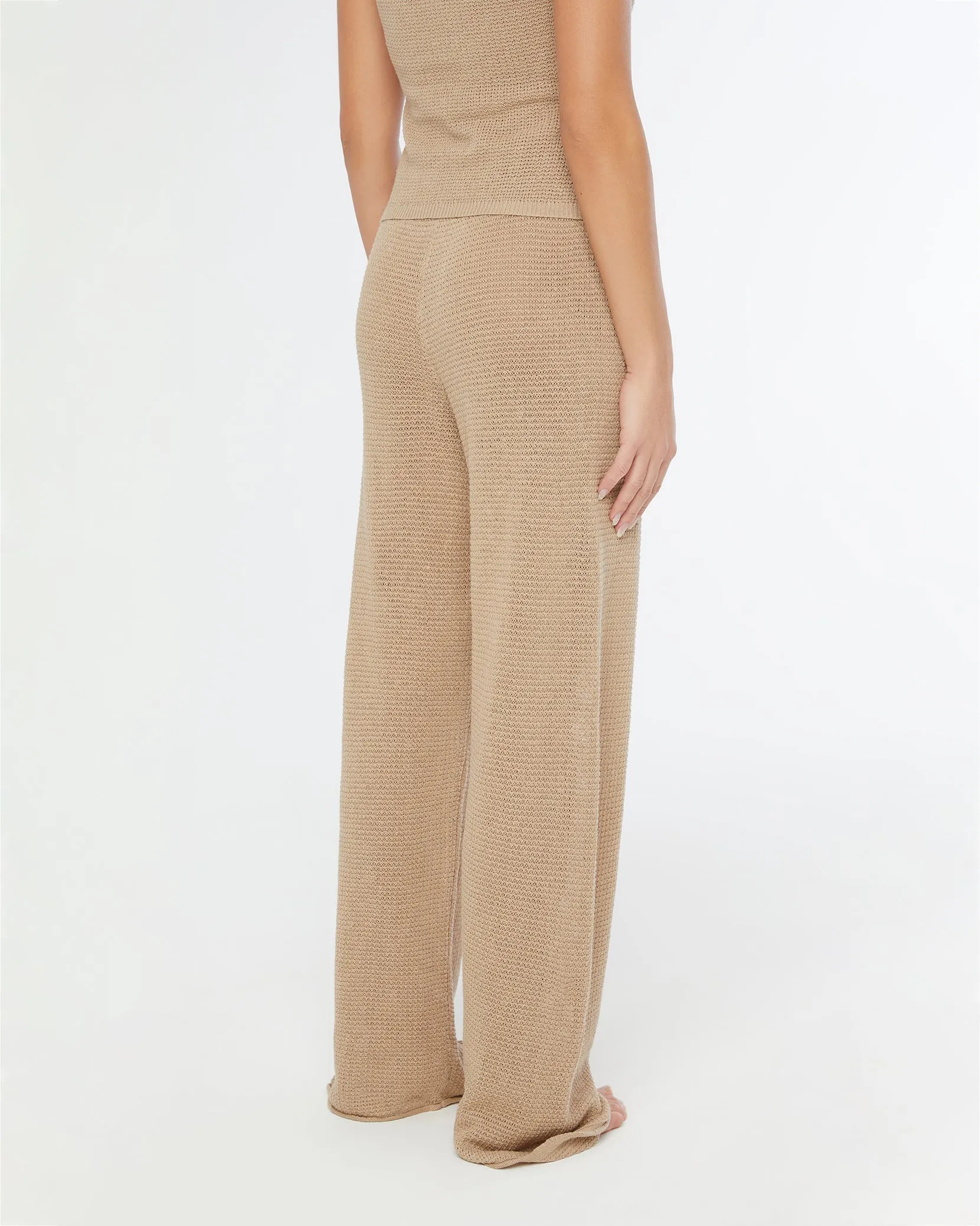 Linen Knit Drawstring Pant sold by Onia product image thumbnail 4