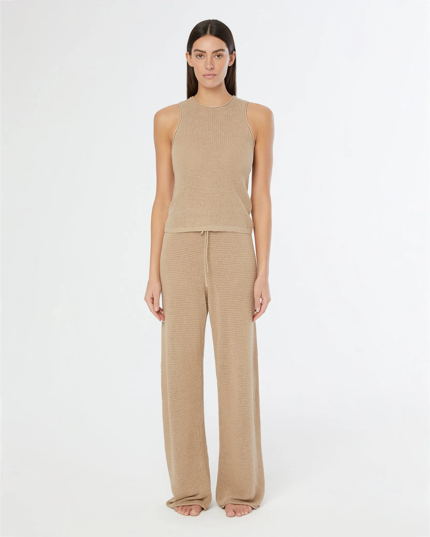 Linen Knit Drawstring Pant sold by Onia product image thumbnail 3