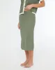 Linen Knit Low Rise Midi Skirt sold by Onia
