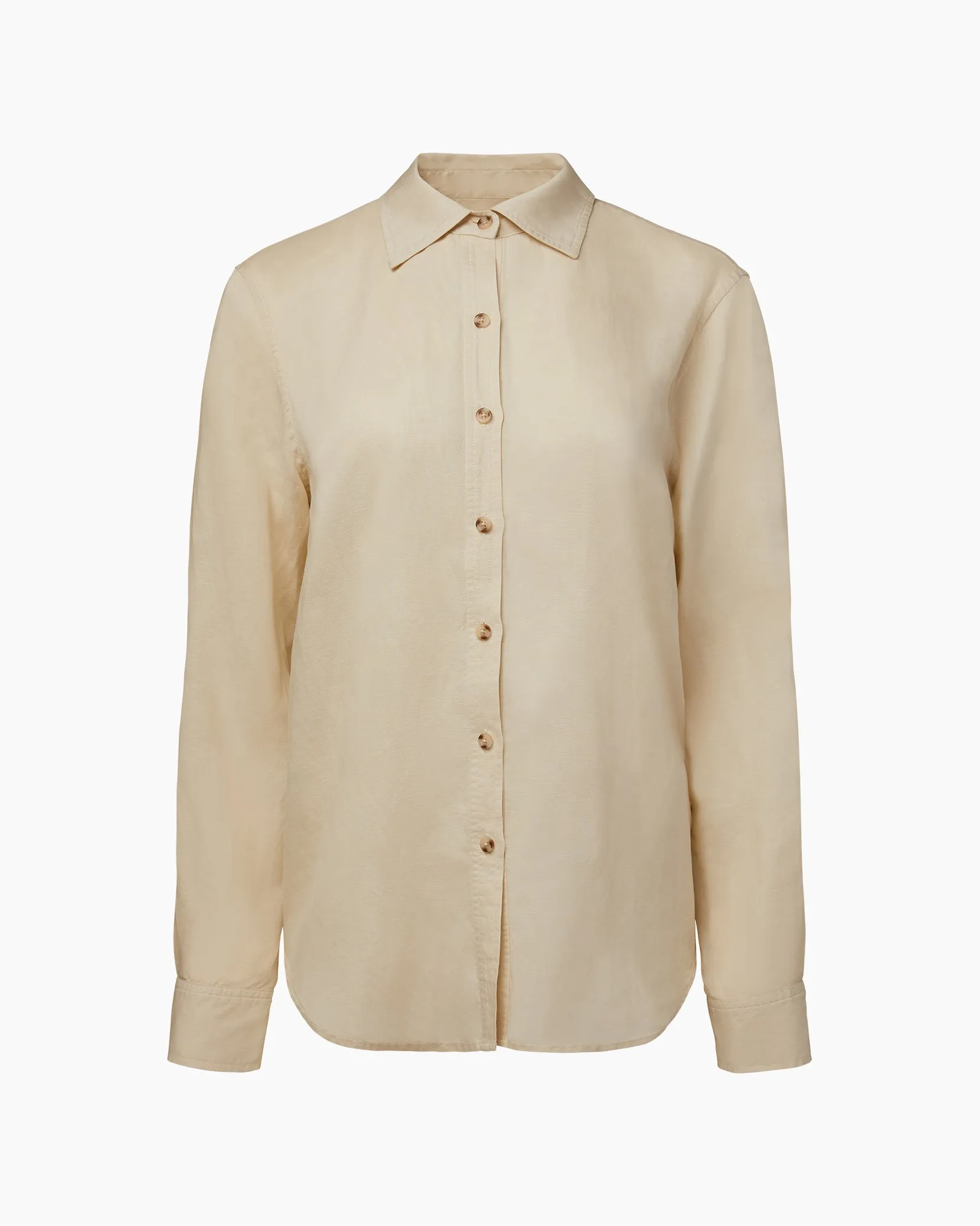 Air Linen Classic Oversized Button Down Shirt sold by Onia product image thumbnail 2
