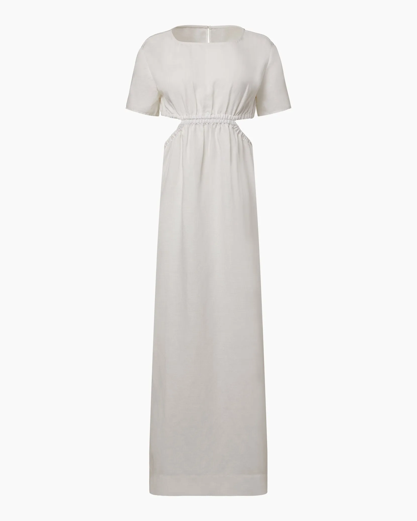 Air Linen Boatneck Cutout Maxi Dress sold by Onia product image thumbnail 2