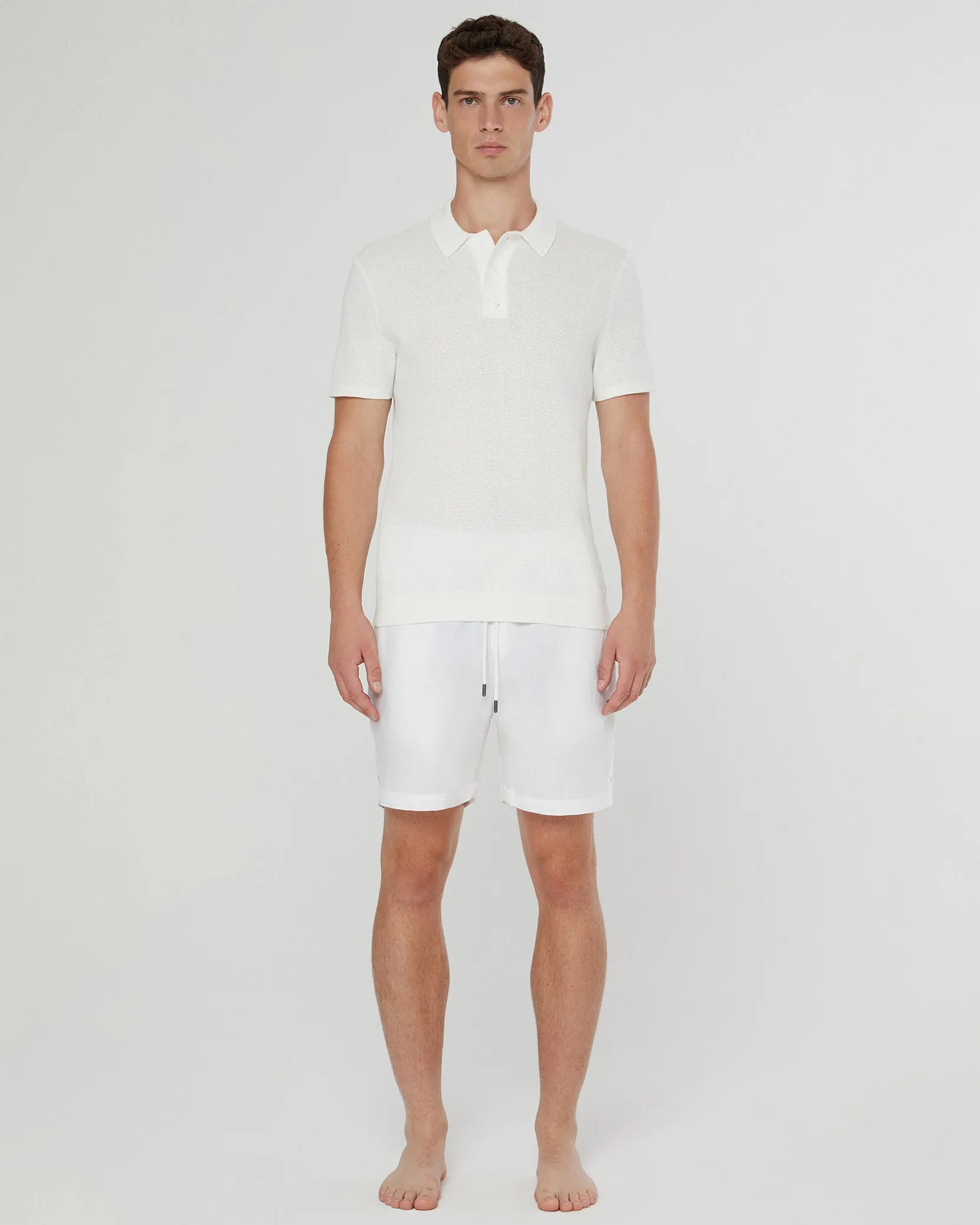 Cotton Textured Knit Polo sold by Onia product image thumbnail 3