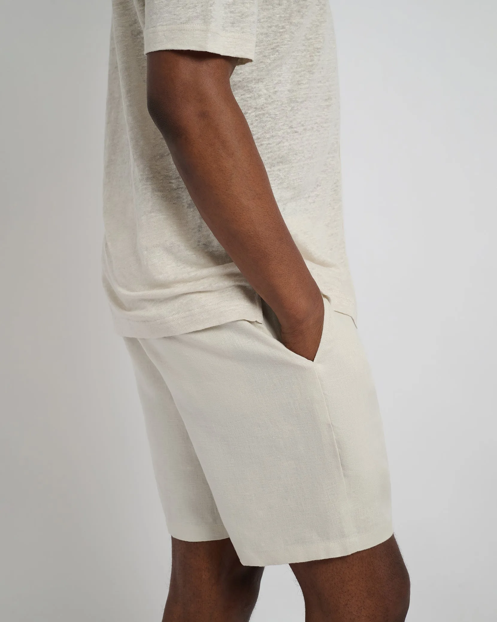 Linen Fixed-Waist Short sold by Onia product image thumbnail 5