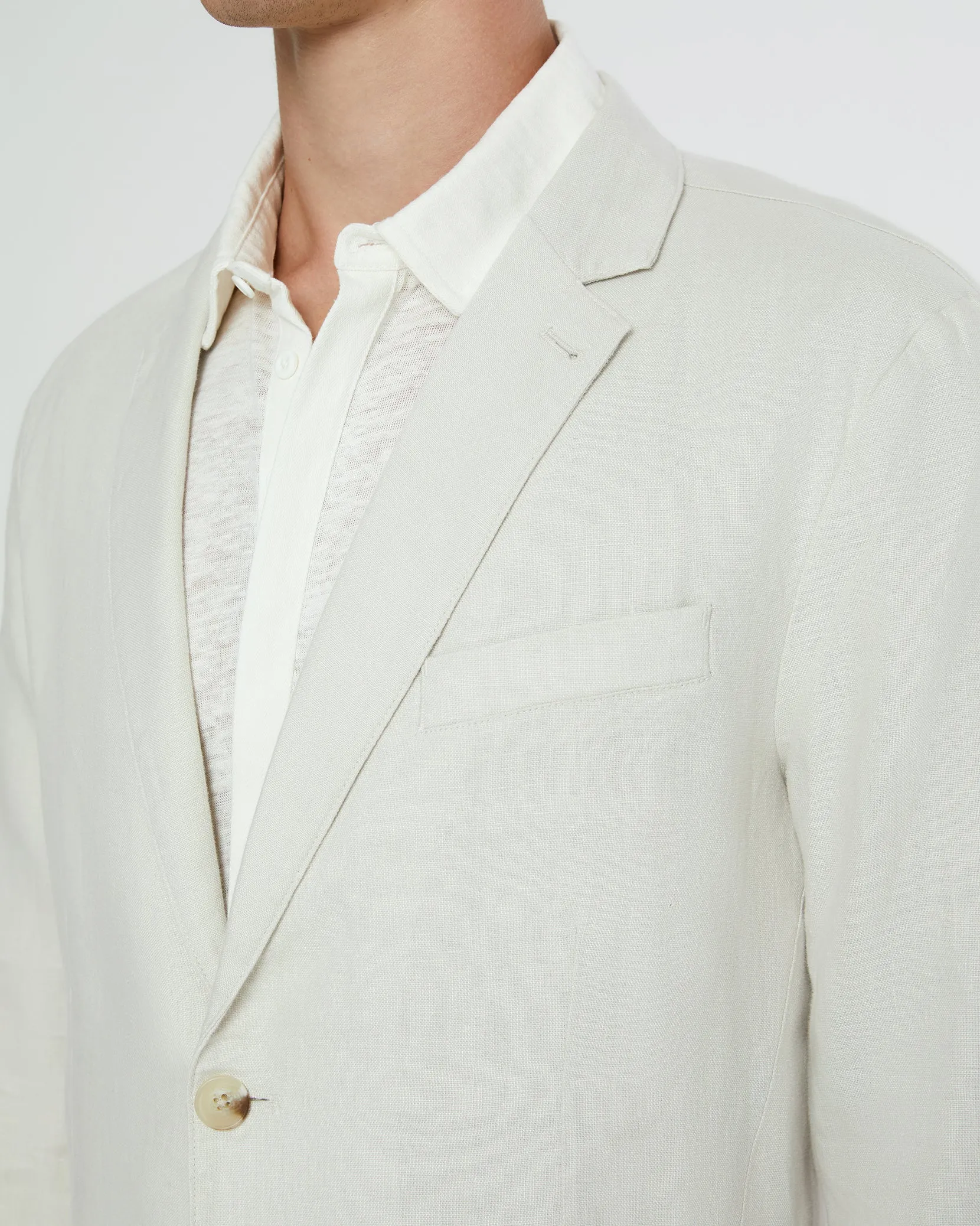 Linen Blazer sold by Onia product image thumbnail 4