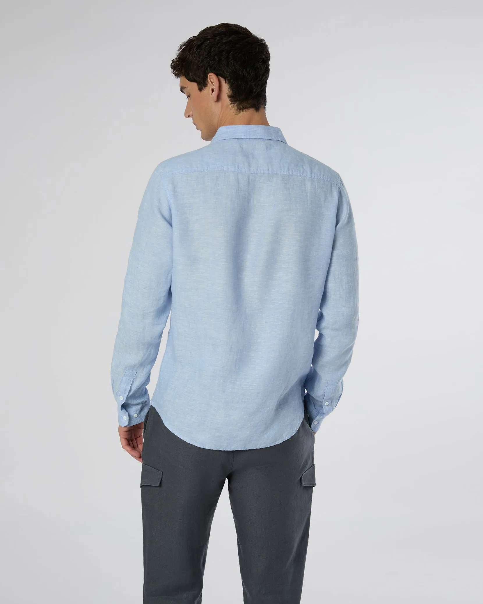 Linen Slim Fit Shirt sold by Onia product image thumbnail 5
