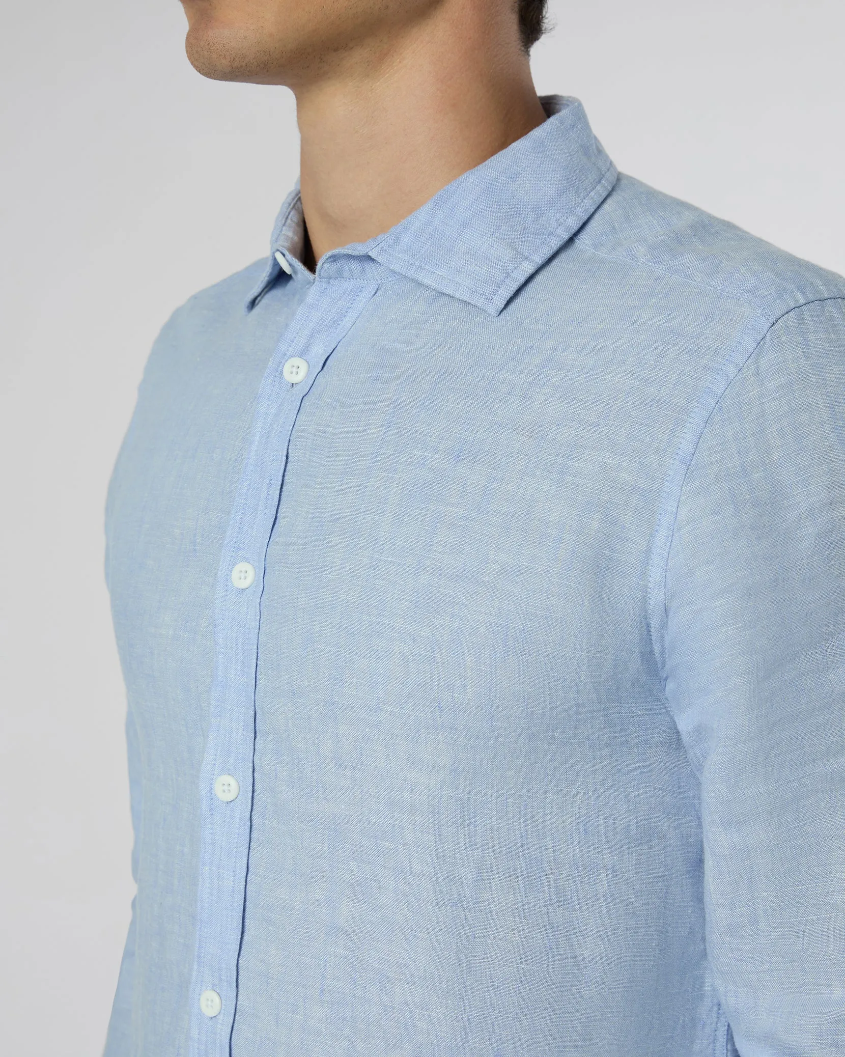 Linen Slim Fit Shirt sold by Onia product image thumbnail 4