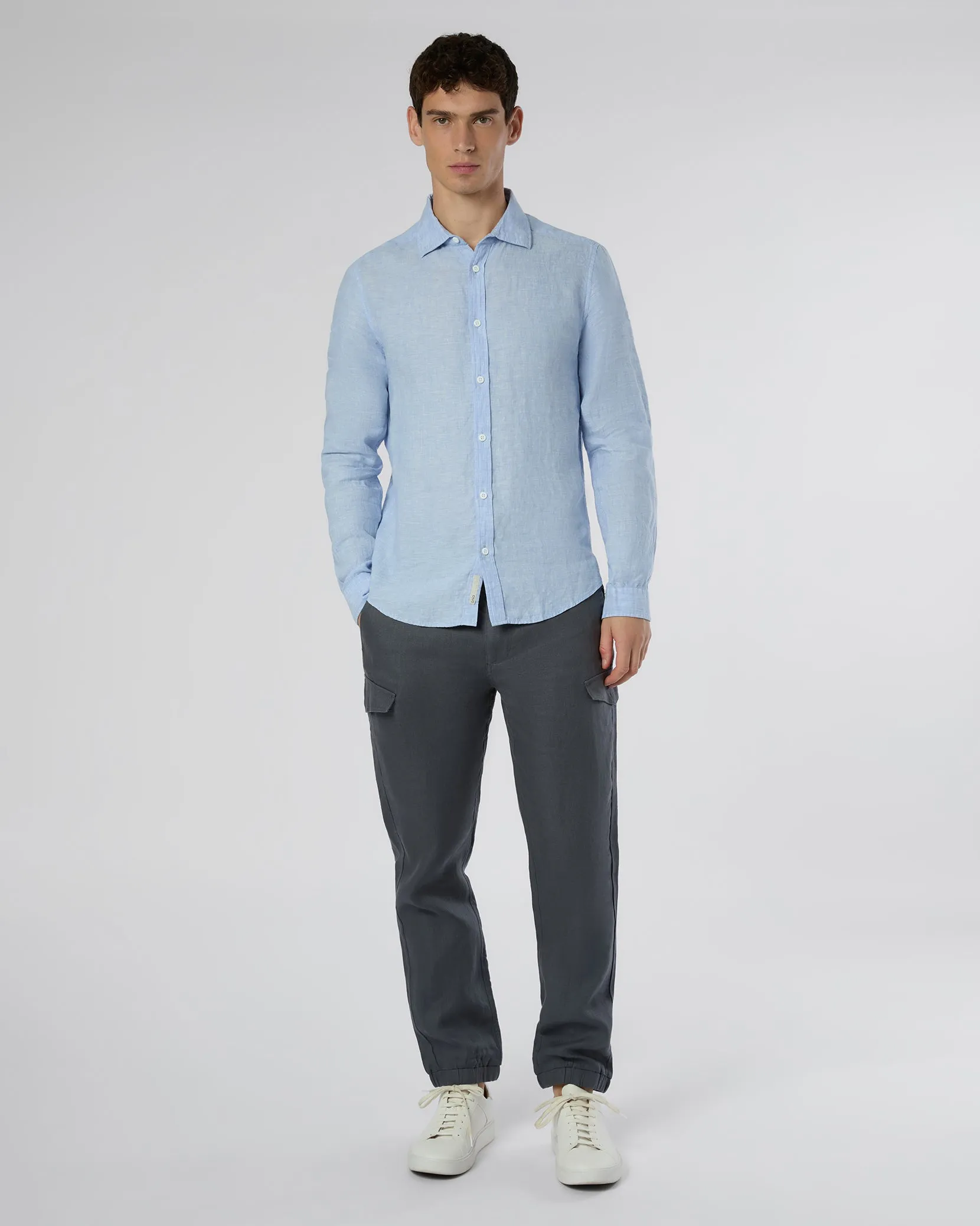 Linen Slim Fit Shirt sold by Onia product image thumbnail 3
