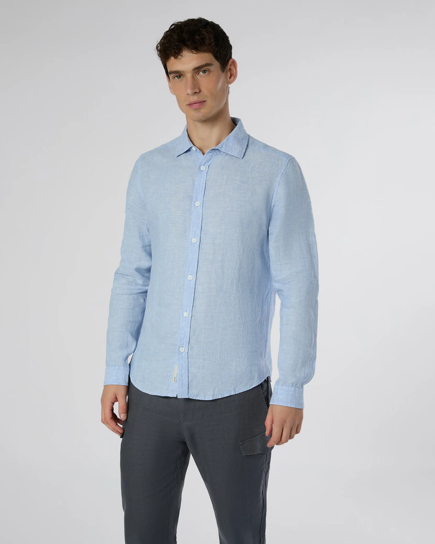 Linen Slim Fit Shirt sold by Onia