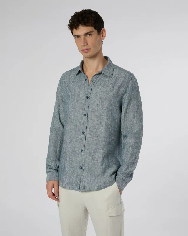 Linen Slim Fit Shirt sold by Onia
