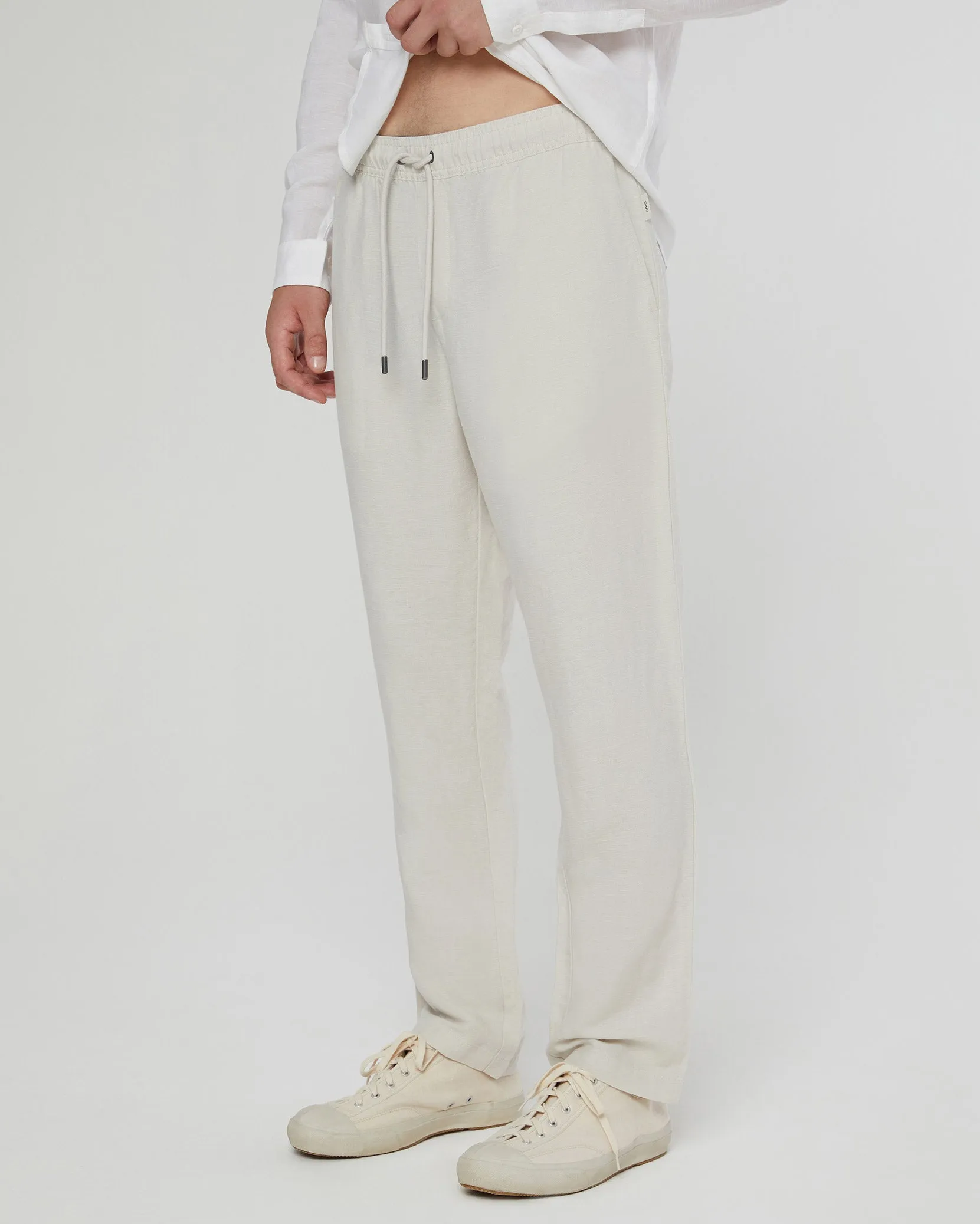 Air Linen Pull-on Pant sold by Onia