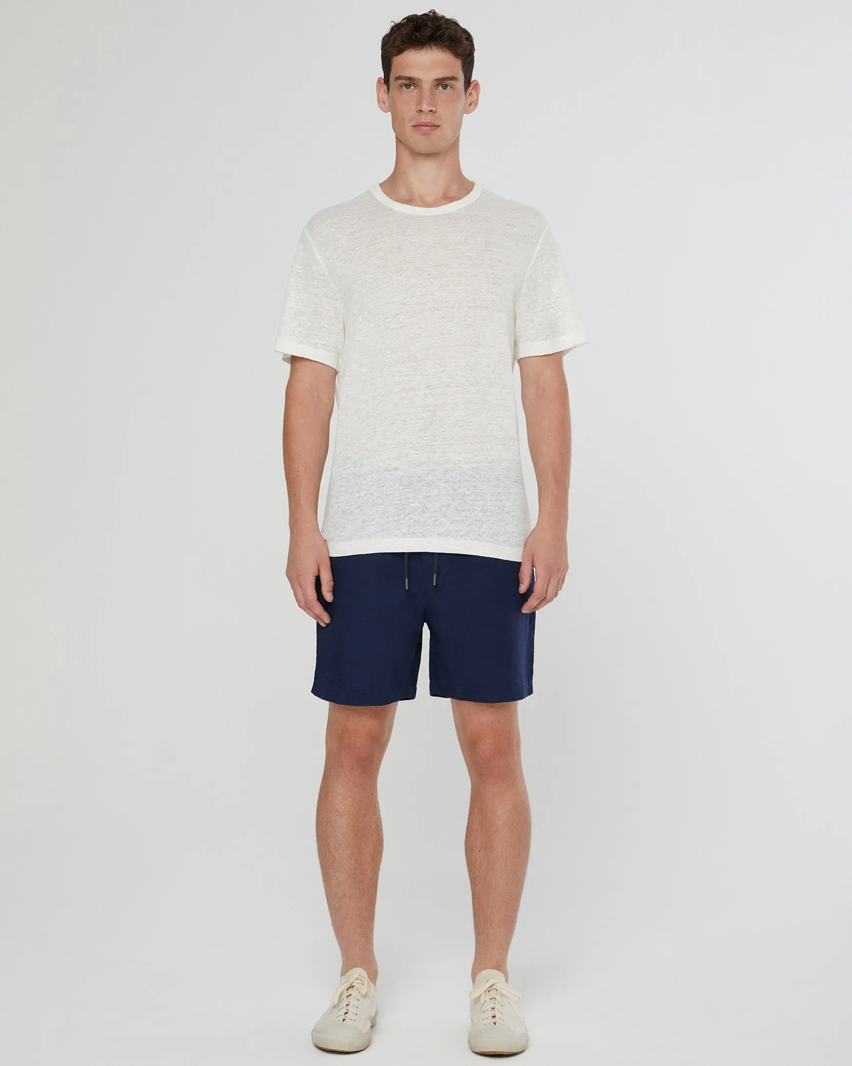 Air Linen Pull-on Short 6" sold by Onia