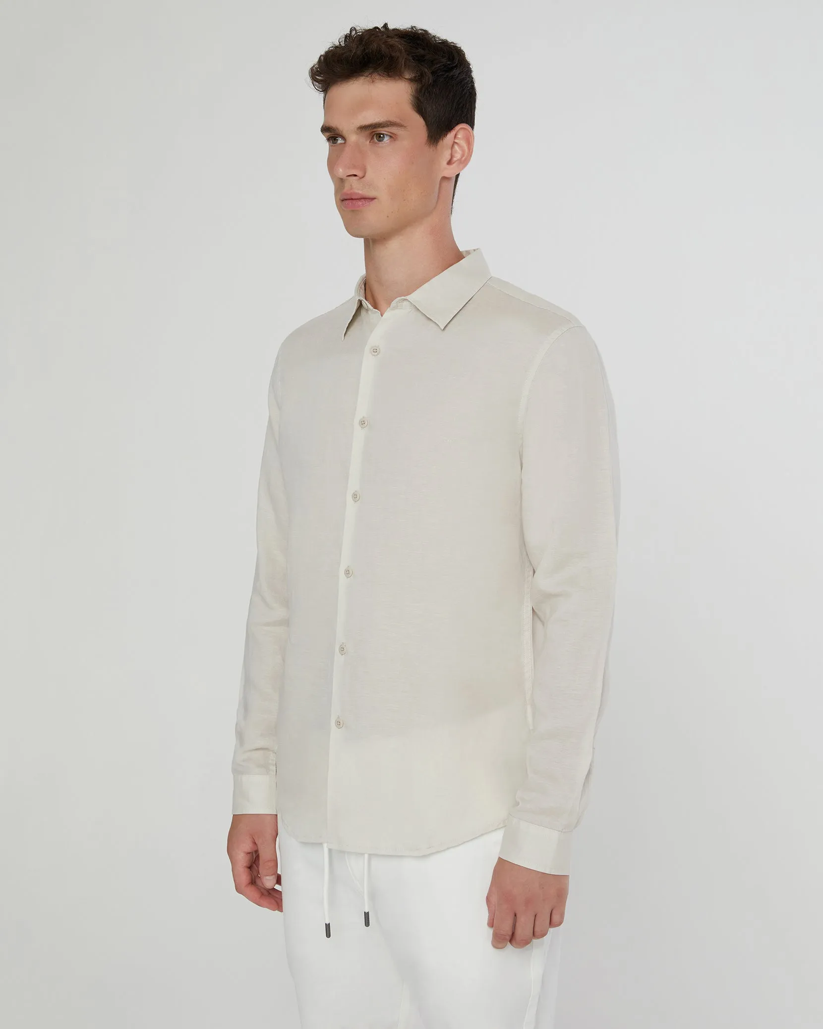 Air Linen Long Sleeve Shirt sold by Onia