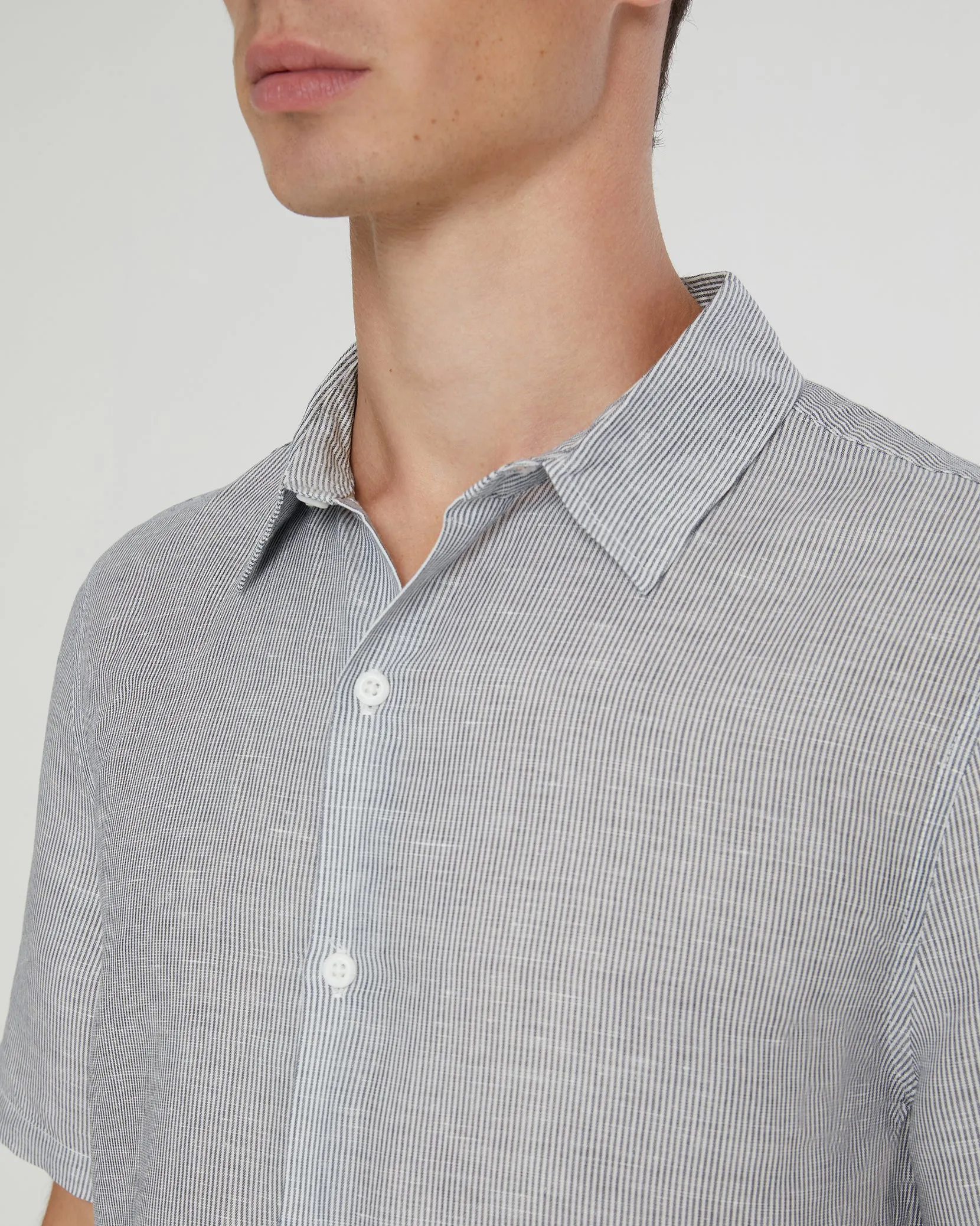 Jack Air Linen Shirt sold by Onia product image thumbnail 4