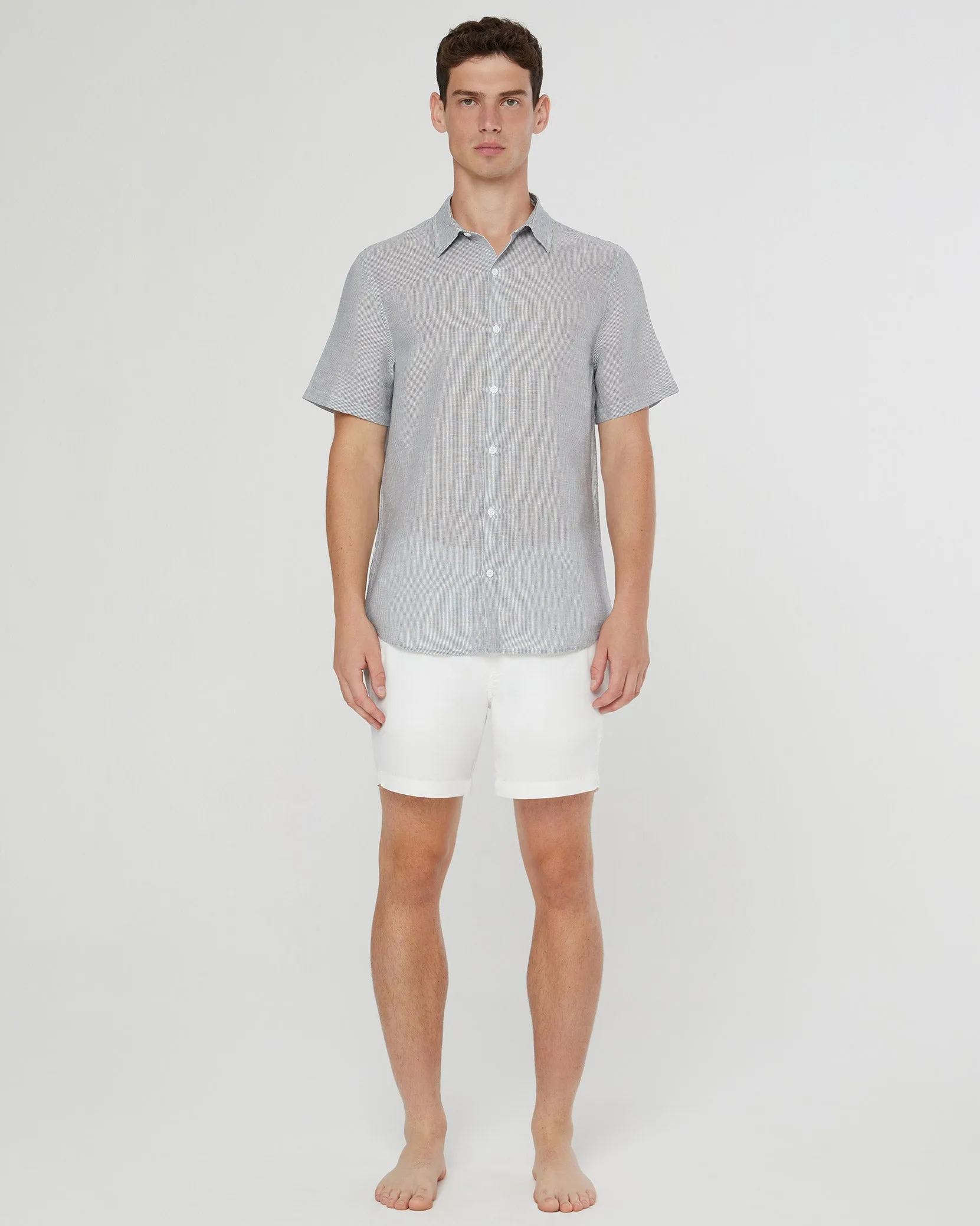 Jack Air Linen Shirt sold by Onia product image thumbnail 3