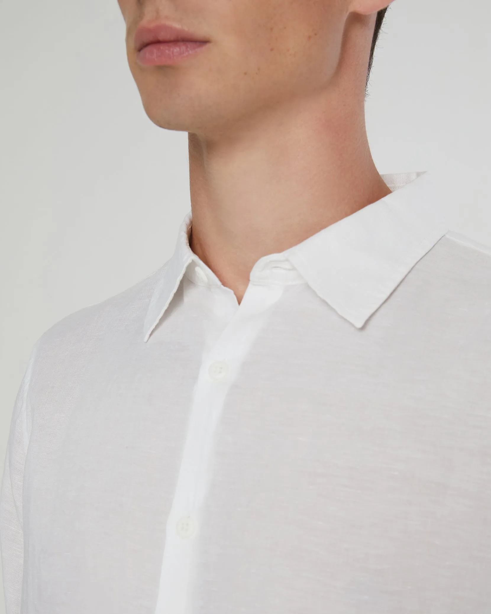 Air Linen Long Sleeve Shirt sold by Onia product image thumbnail 4