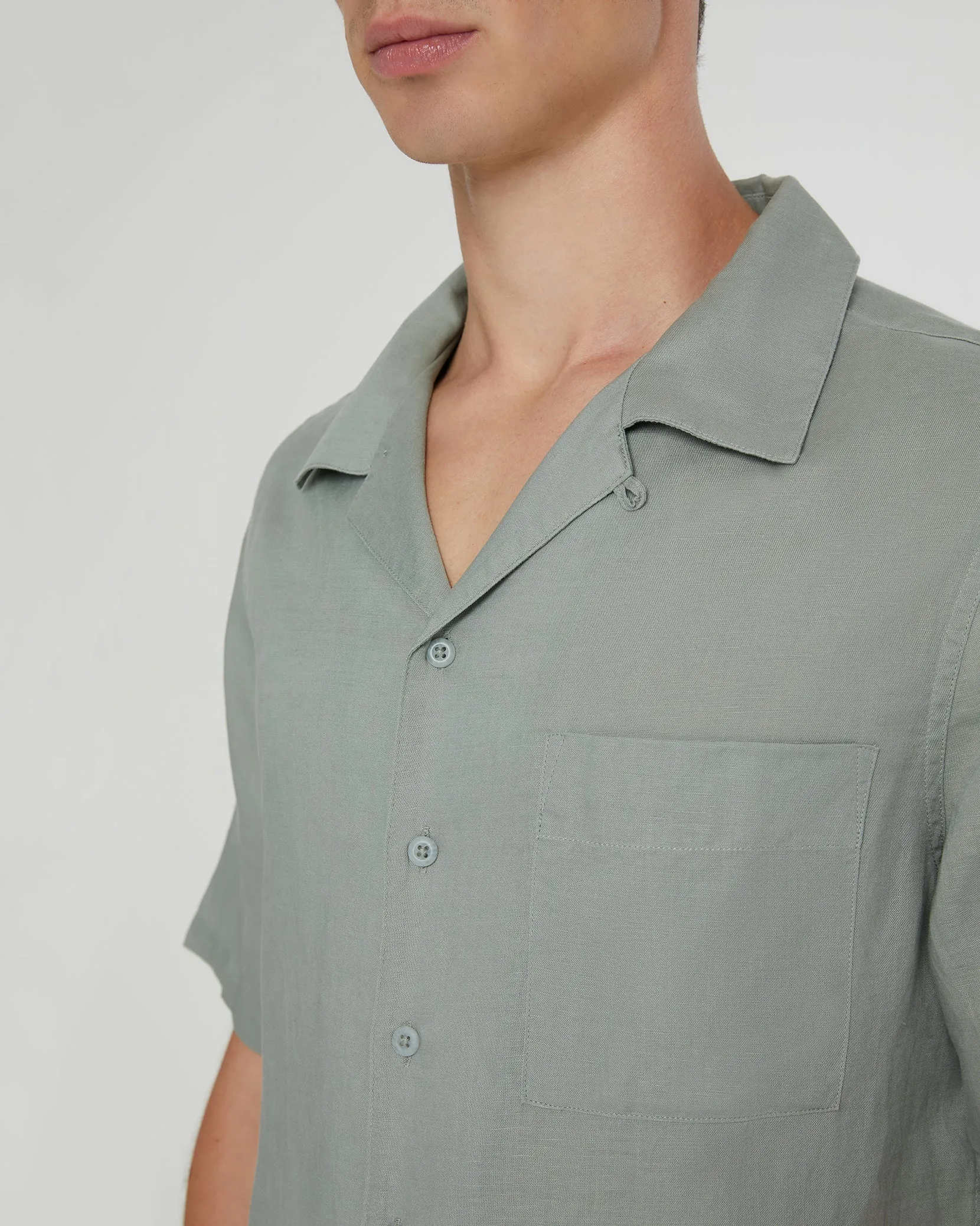 Air Linen Convertible Vacation Shirt sold by Onia product image thumbnail 4