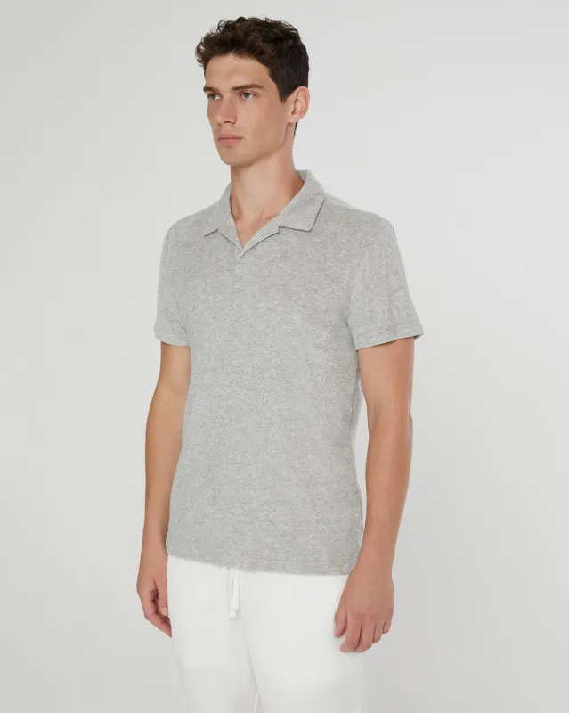 Towel Terry Johnny Collar Polo sold by Onia