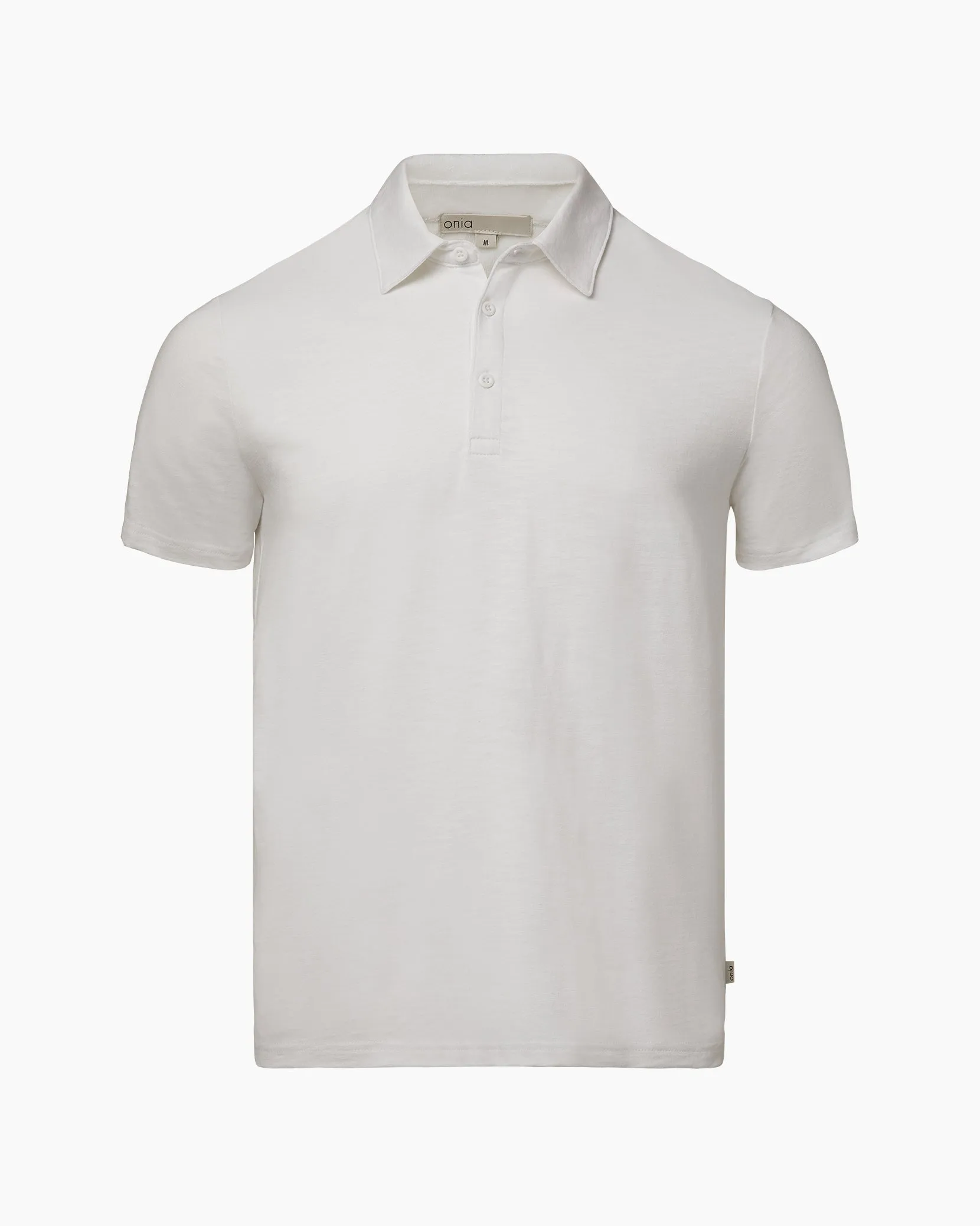 Slub Short Sleeve Polo sold by Onia product image thumbnail 2