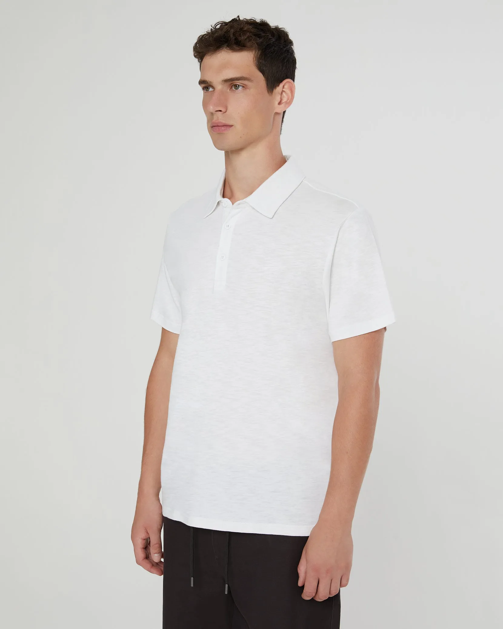 Slub Short Sleeve Polo sold by Onia