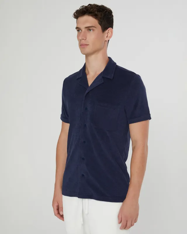 Towel Terry Camp Shirt sold by Onia